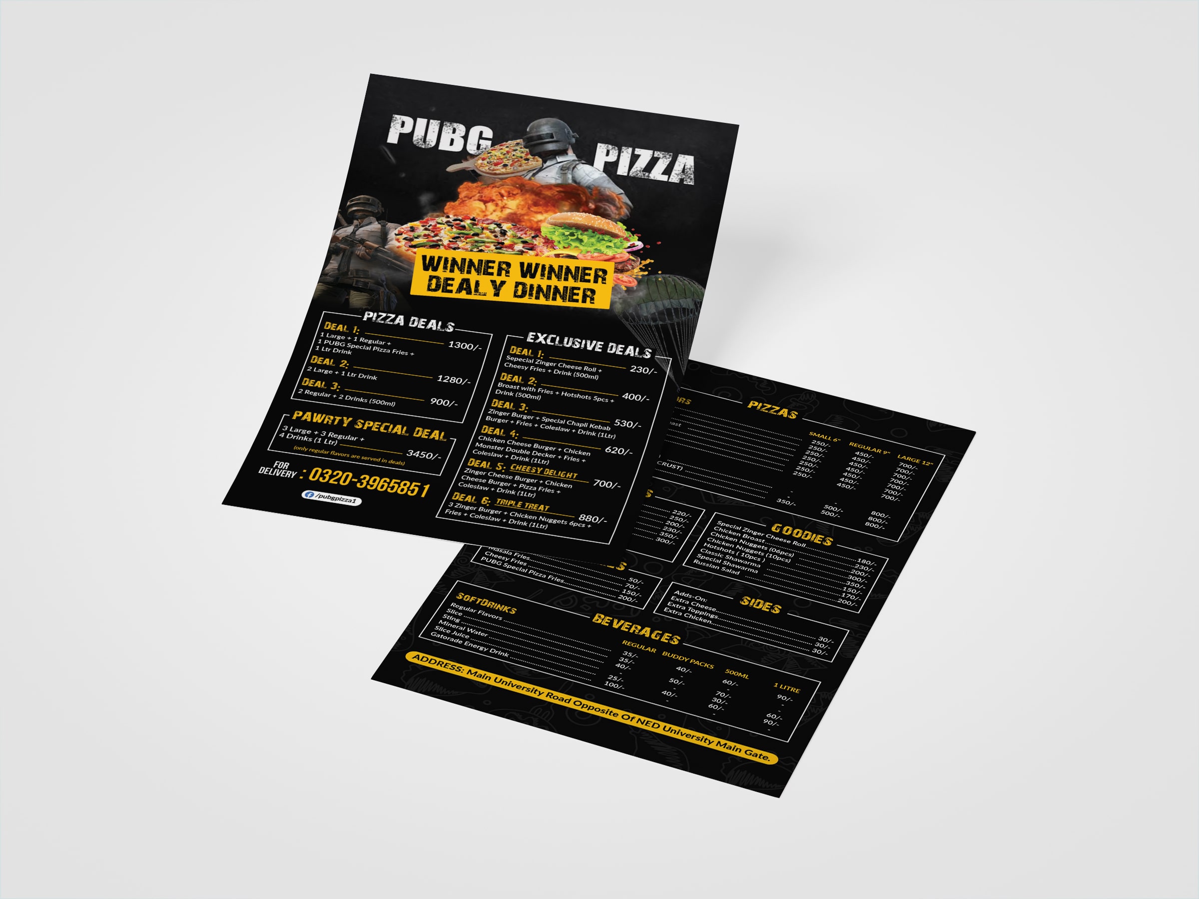brochure design double vertical layout Doha 2026