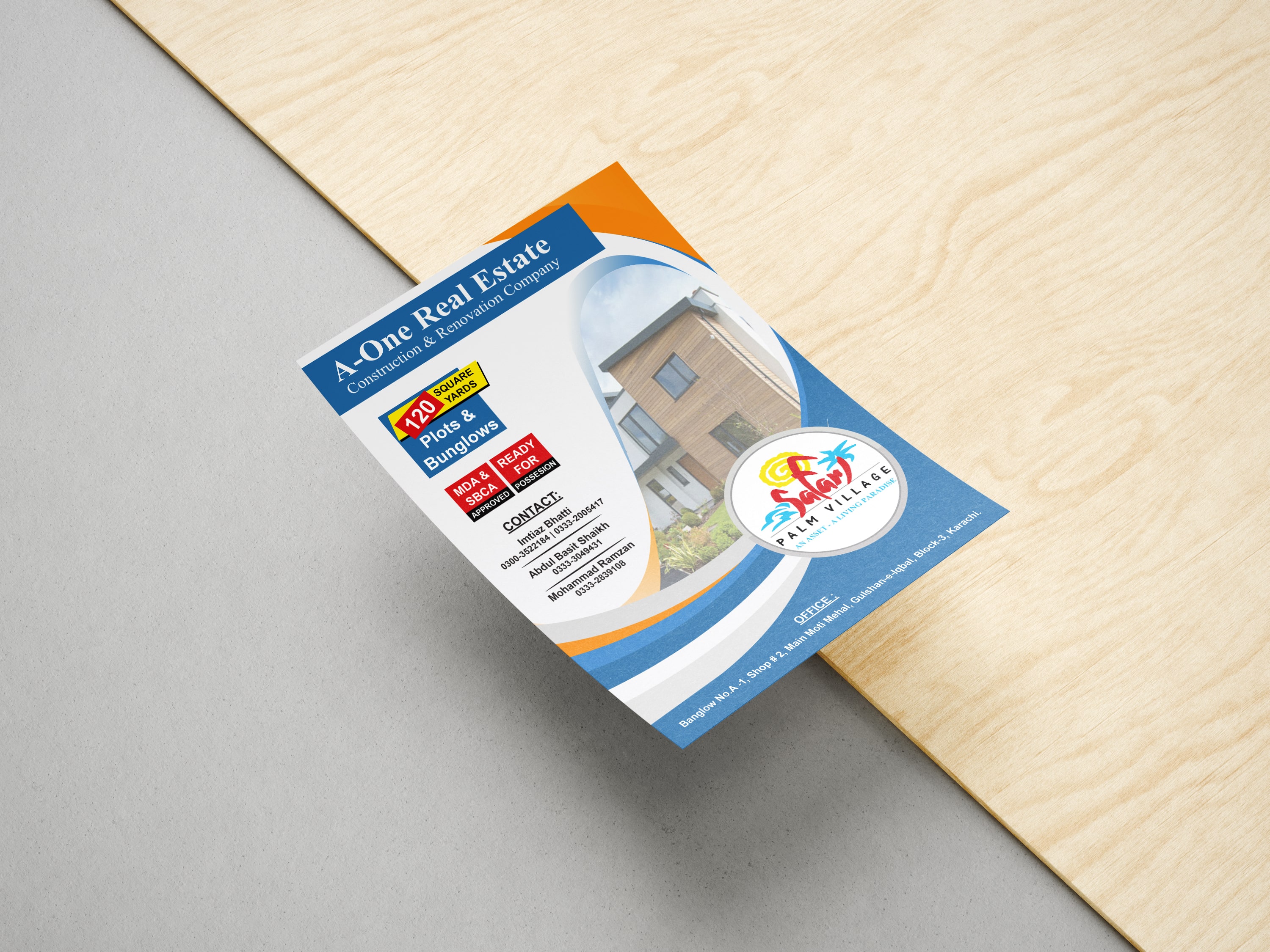 A5 flyer brochure design Doha 2026