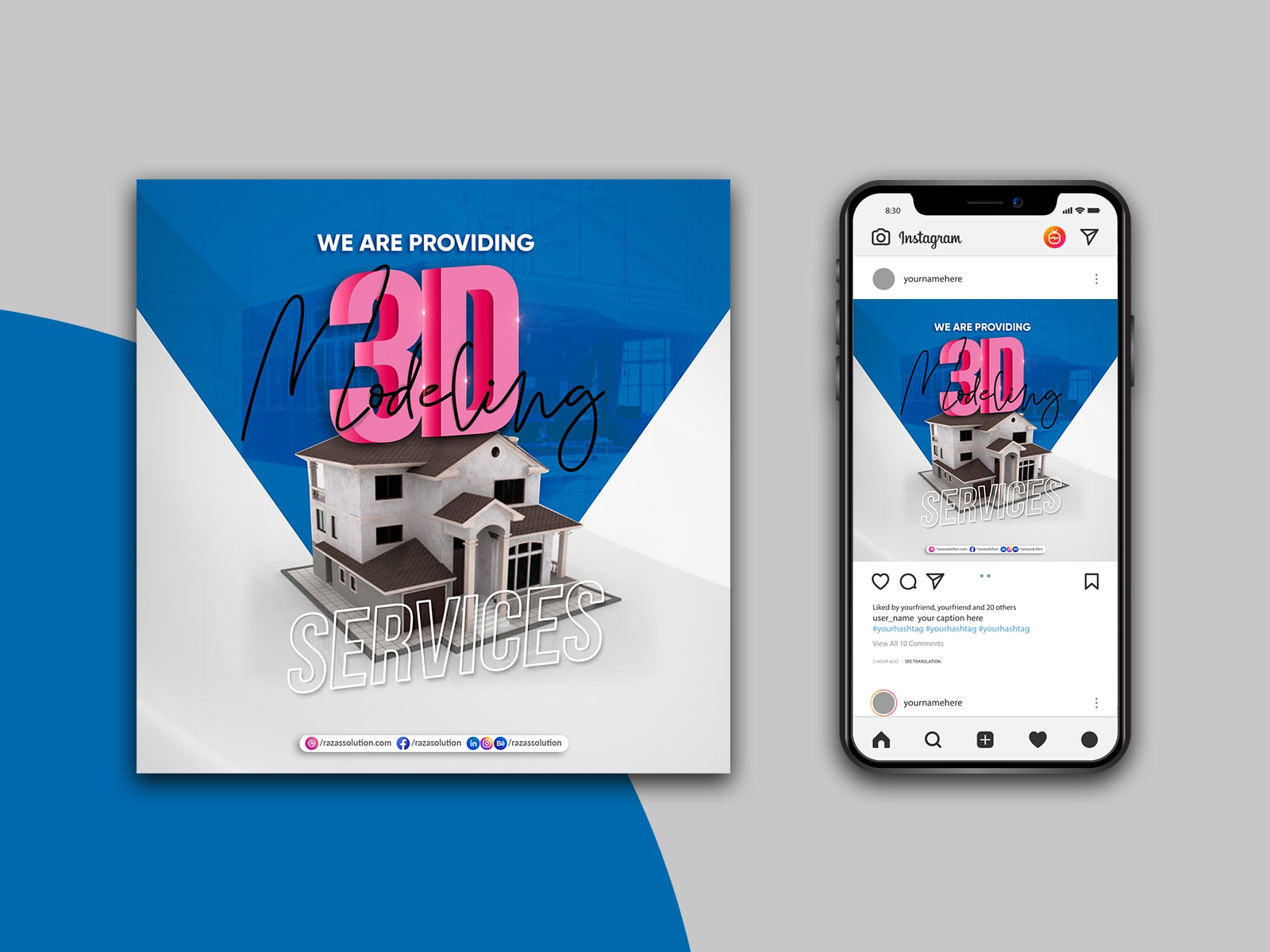 Social Media Poster Design Doha